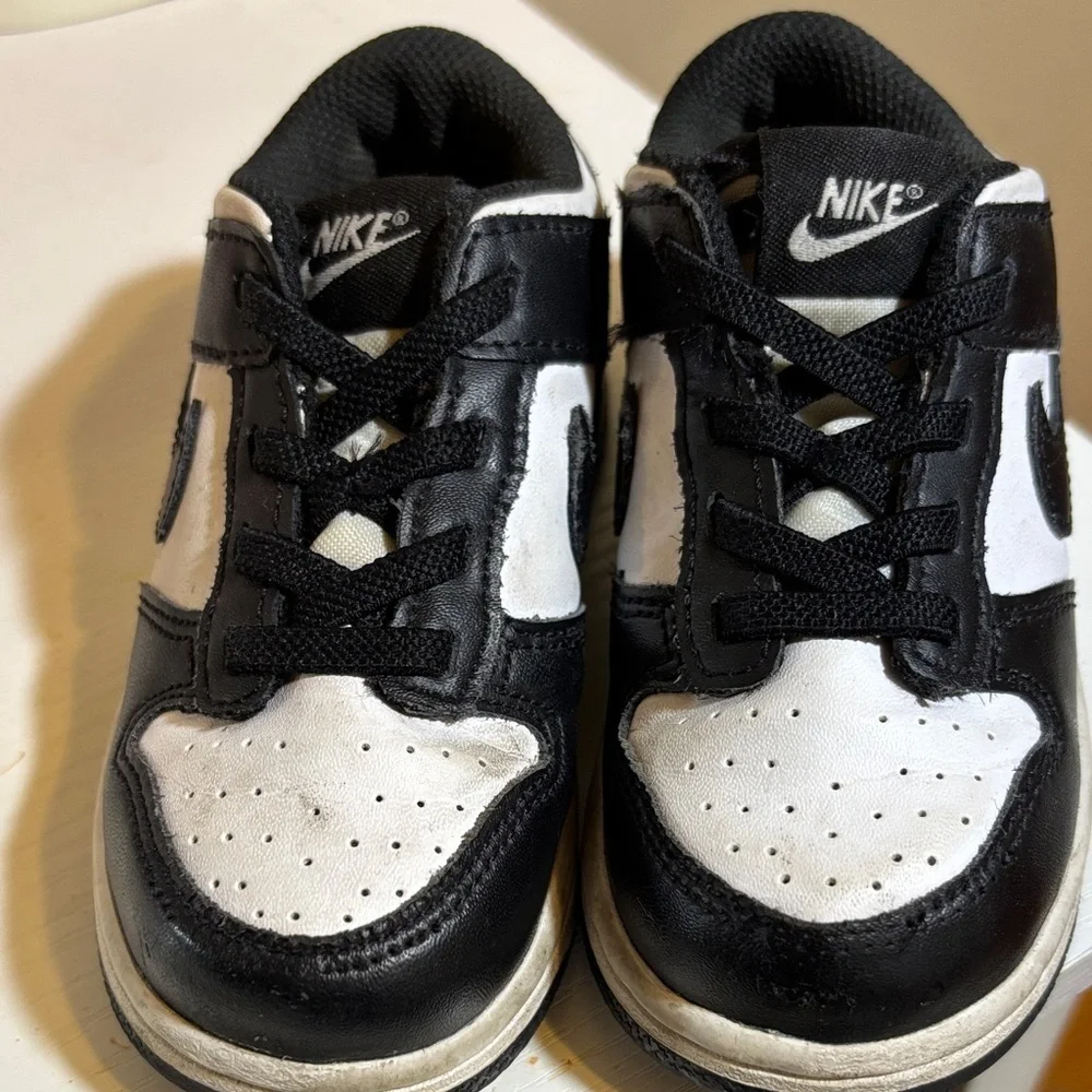 Nike Kids Black and White Sneakers